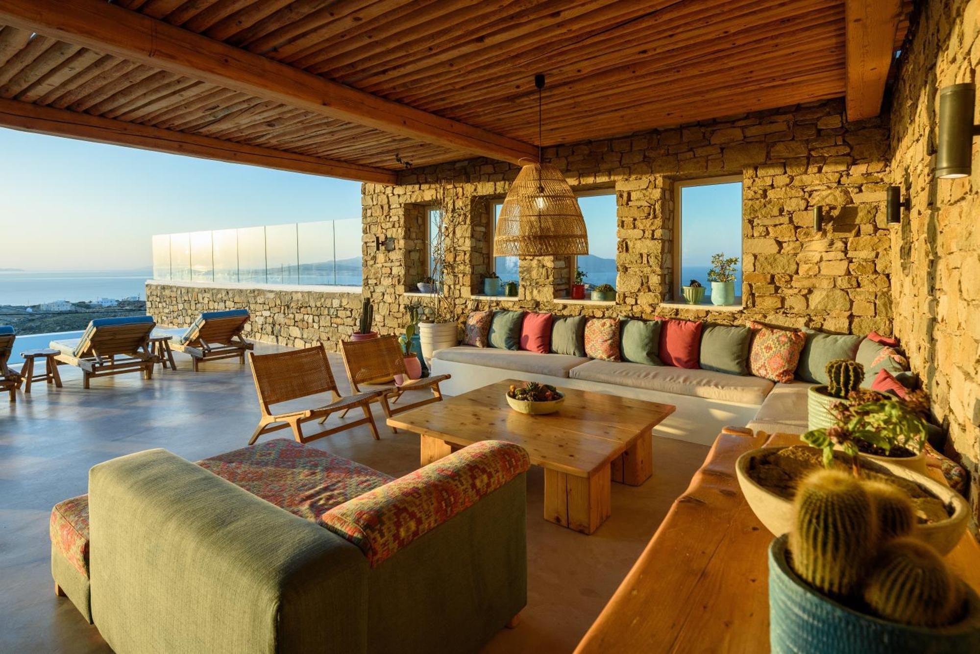 Villa Joy - Sunset Sea View Villa Mykonos Town Exterior photo